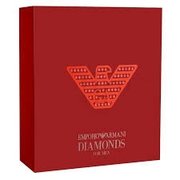 Set cadou Giorgio Armani Diamonds for Men, apa de toaleta 75ml + balsam dupa ras 50ml + gel de dus 50ml