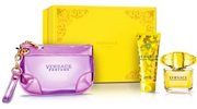 Set cadou Versace Yellow Diamond, apa de toaleta 90 ml + lotiune de corp 100 ml + punga cosmetica