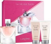 Set cadou Lancome La Vie Est Belle, apa parfumata 50ml + lotiune de corp 50ml + gel de dus 50ml