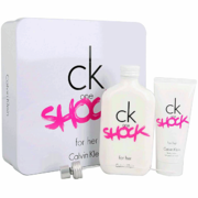 Calvin Klein CK One Shock for Her Set cadou, Apă de toaletă 200ml + Lapte de corp 100ml