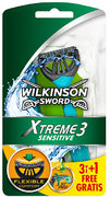 Un bărbierit pentru bărbați Wilkinson Xtreme3 ​​Sensibil 4 PC -uri sensibile