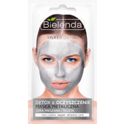 Masca de curățare pentru detoxifiere pentru detoxifiere pentru detoxifiere de argint uleioasă si mixtă (mască de detoxifiere intoxică) 8 g