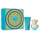 Versace Pour Femme Dylan Turquoise - Set cadou - Apă de toaletă 30ml + Body gel 50ml Set cadou