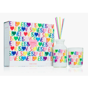 lumânare ipuro Limited Edition Love Is Love + difuzor în pachet cadou 50g / 50ml