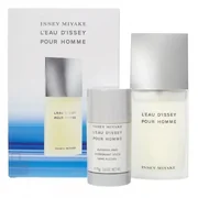 Issey Miyake L`Eau D`Issey pour Homme Set cadou, Eau de Toilette 75ml + deostick 75ml (Travel szett)