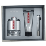 Set cadou Prada Luna Rossa, apa de toaleta 100ml + apa de toaleta 10ml + gel de dus 100ml - ambalajul deteriorat