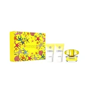 Versace Yellow Diamond Set cadou, Apă de toaletă 50ml + Lapte de corp 50ml + Gel de dus 50ml