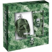 Set cadou Police To Be Camouflage, Apă de toaletă 40ml + şampon pentru intreg corp 100ml