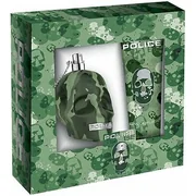 Set cadou Police To Be Camouflage, Apă de toaletă 40ml + şampon pentru intreg corp 100ml