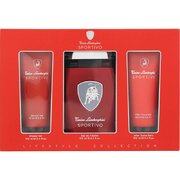 Tonino Lamborghini Sportivo Set cadou, Apă de toaletă 125 ml + Gel de dus 100 ml + balsam dupa ras 100 ml
