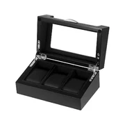 Rothenschild watch box RS-2375-3-OAK for 3 watches black