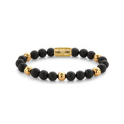 Rebel & Rose Bracelet Matt Black Madonna RR-8DV05-G-L mens