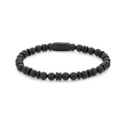 Rebel & Rose Bracelet All-Black RR-60107-B-L mens