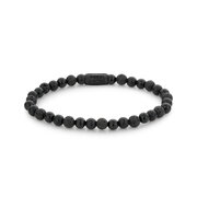 Rebel & Rose Bracelet Black Rocks RR-60088-B-M Unisex