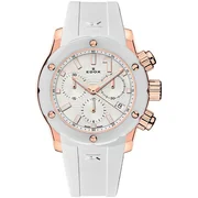 Edox 10225-37RB-BIR CO-1 Chronograph Ladies Watch Ceramic 38mm 30ATM