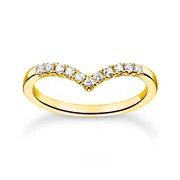Thomas Sabo Ladies Ring TR2394-414-14-56 V-shape size 56
