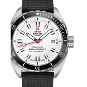 Swiss Military SMA34100.08 Diver Titanium Automatic Mens Watch 42mm 30ATM