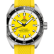 Swiss Military SMA34100.11 Diver Titanium Automatic Mens Watch 42mm 30ATM