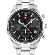 Swiss Military SM34097.01 Chronograph Mens Watch 42mm 5ATM