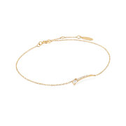 ANIA HAIE BAU007-01YG Afterglow Bracelet with White Sapphire Gold 14K