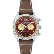 Spinnaker SP-5068-05 Mens Watch Hull Chronograph Burnt Maroon 42mm 10ATM Spinnaker SP-5068-05 Mens Watch Hull Chronograph Burnt Maroon 42mm 10ATM