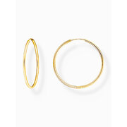 Thomas Sabo CR728-413-39 Gold-plated hoop earrings 40 mm 