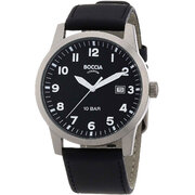 Boccia 3631-01 men`s watch titanium 38mm 10ATM