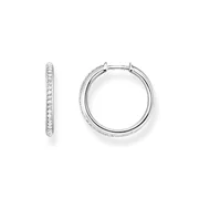 Thomas Sabo CR673-051-14 Silver Hoop Earrings Pavé Silver 20,0 mm Ladies