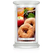 Lumanare Kringle Candle Cidru de mere Donut Lumanare parfumata mare cu 2 fitil (624 g)