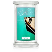 Lumanare Kringle Candle Aqua mare cu 2 fitiluri parfumate (624 g)