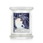 Kringle Candle Lumanare parfumata cashmere & cacao medie cu 2 fitiluri (411 g)