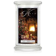Lumânare Kringle Lumânare parfumată COSY CHRISTMAS mare cu 2 fitiluri (624 g)