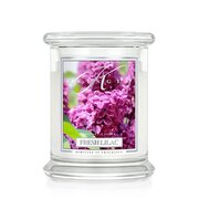 Kringle Candle Lumanare parfumata Fresh Liliac mediu 2 fitil (411 g)