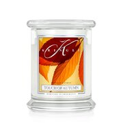 Lumânare Kringle Candle Touch of Autumn lumânare parfumată medie cu 2 fitiluri (411 g)