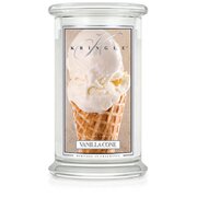 Lumânare Kringle Candle Vanilla Cone Lumanare mare cu 2 fitiluri parfumate (624 g)