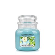 Lumanare Country Candle Cilantro, mere si lime parfumata mediu 2 fitil (453 g)