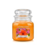 Lumanare Country Candle Sunshine & Daisies lumanare parfumata medie 2 fitil (453 g)