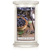 Lumânare Kringle, Lavanda, Afine, lumânare mare cu 2 fitiluri parfumate (624 g)