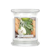 Lumanare Kringle Candle Crisp Apple & Sage lumanare parfumata medie 2 fitil (411 g)