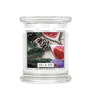 Kringle Candle Lumanare parfumata smochin si brad mediu 2 fitil (411 g)