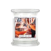 Kringle Candle Rose All Day lumanare parfumata medie 2 fitil (411 g)