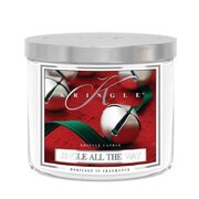 Lumânare Kringle TUMBLER Lumânare parfumată Jingle All the Way mediu 2 fitil (411 g)