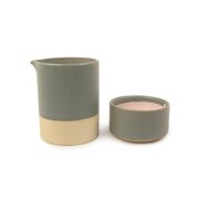 Lumânare parfumată cu 3 fitiluri din lemn de cedru și mușchi Paddywax MESA MOSS (10 oz / 284 g)