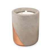 Paddywax URBAN COPPER BERGAMOT + MAHOGANY în recipient de beton (12oz / 340g)