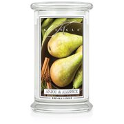 Kringle Candle Lumanare parfumata Anjou & Allspice mare cu 2 fitiluri (624 g)