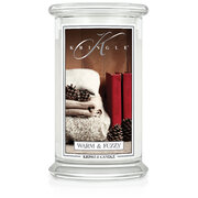 Lumânare Kringle Warm & Fuzzy mare cu 2 fitiluri (624 g)