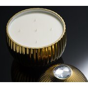 Lumânare parfumată LADENAC Bois de Russie cu 5 fitiluri din aur - acoperită cu aur de 18 kt (3.400 g)