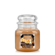 Lumanare Country Candle Caramel Ciocolata Lumanare parfumata medie cu 2 fitiluri (453 g)