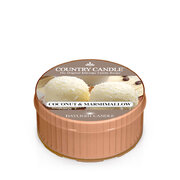Lumanare Country Candle cu parfum de nuca de cocos si marshmallow (42 g)
