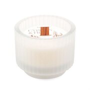 Lumanare parfumata Paddywax Cypress & Brad "White Frost" cu fitil din lemn 141 g